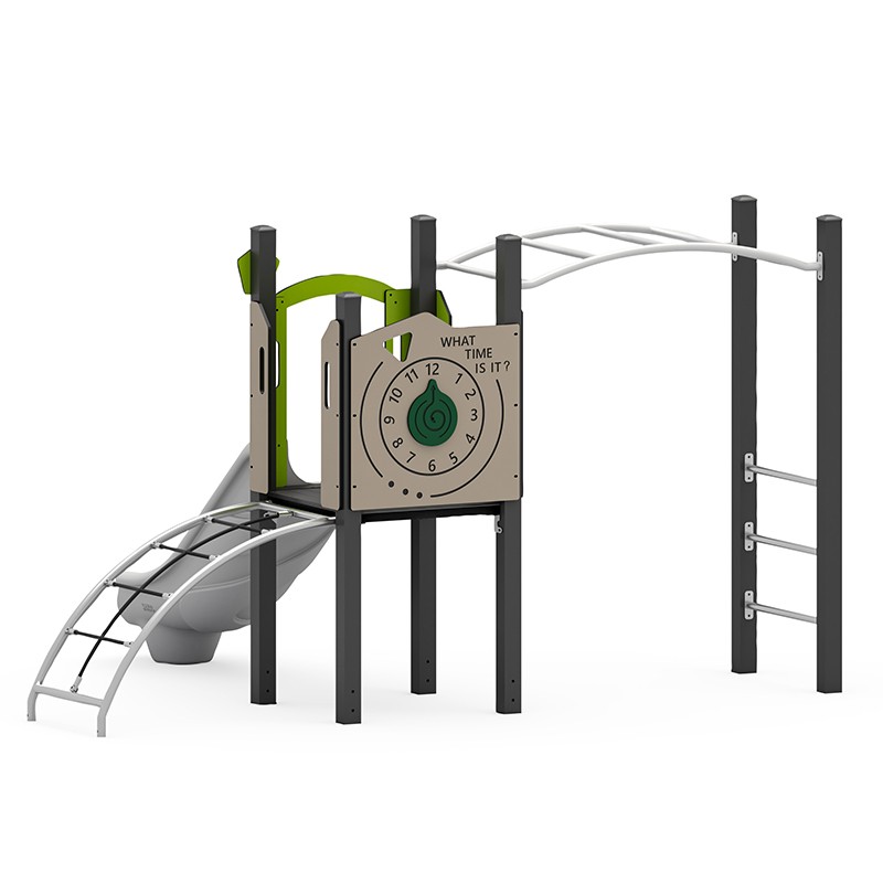 Structura modulara prescolari - Turn cu tobogan, cataratori si scara maimute PZG-W-A001N - imagine 2