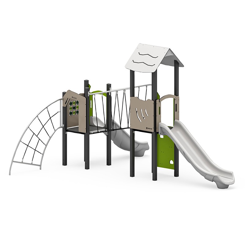 Structura modulara - Turnuri cu tobogane, punte si cataratori PZG-W-A005N - imagine 2