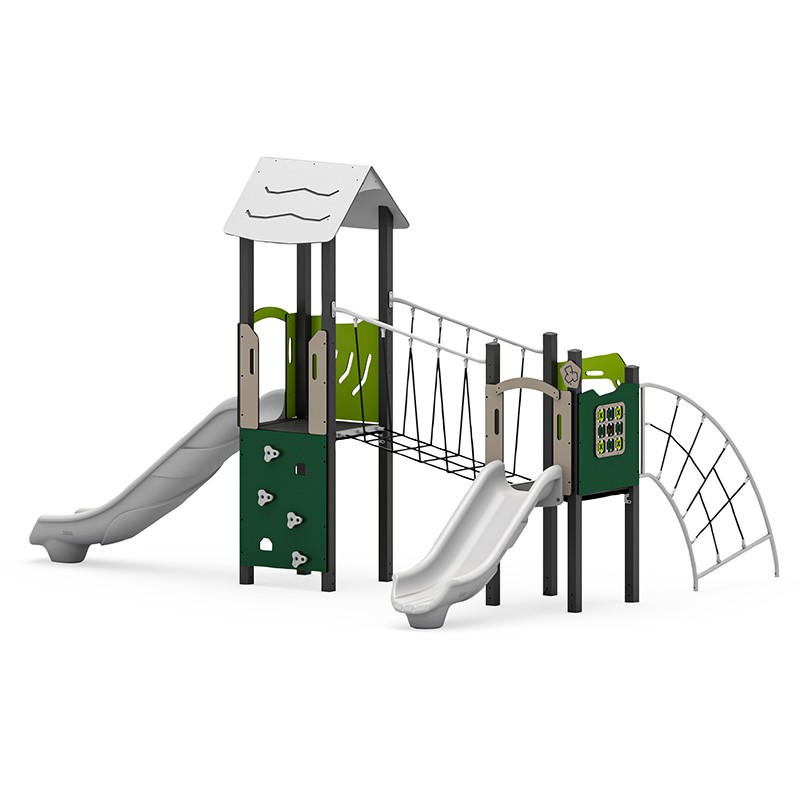 Structura modulara - Turnuri cu tobogane, punte si cataratori PZG-W-A005N