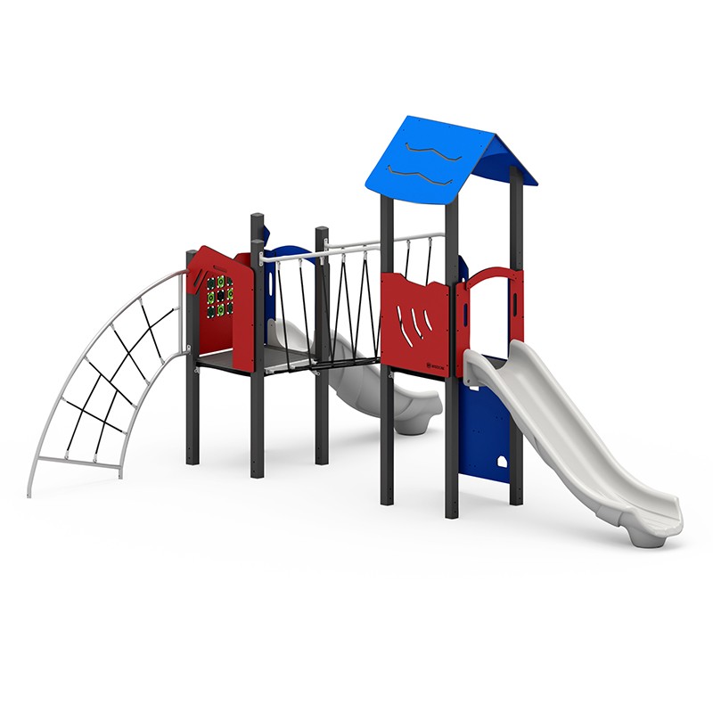 Structura modulara - Turnuri cu tobogane, punte si cataratori PZG-W-A005P - imagine 2