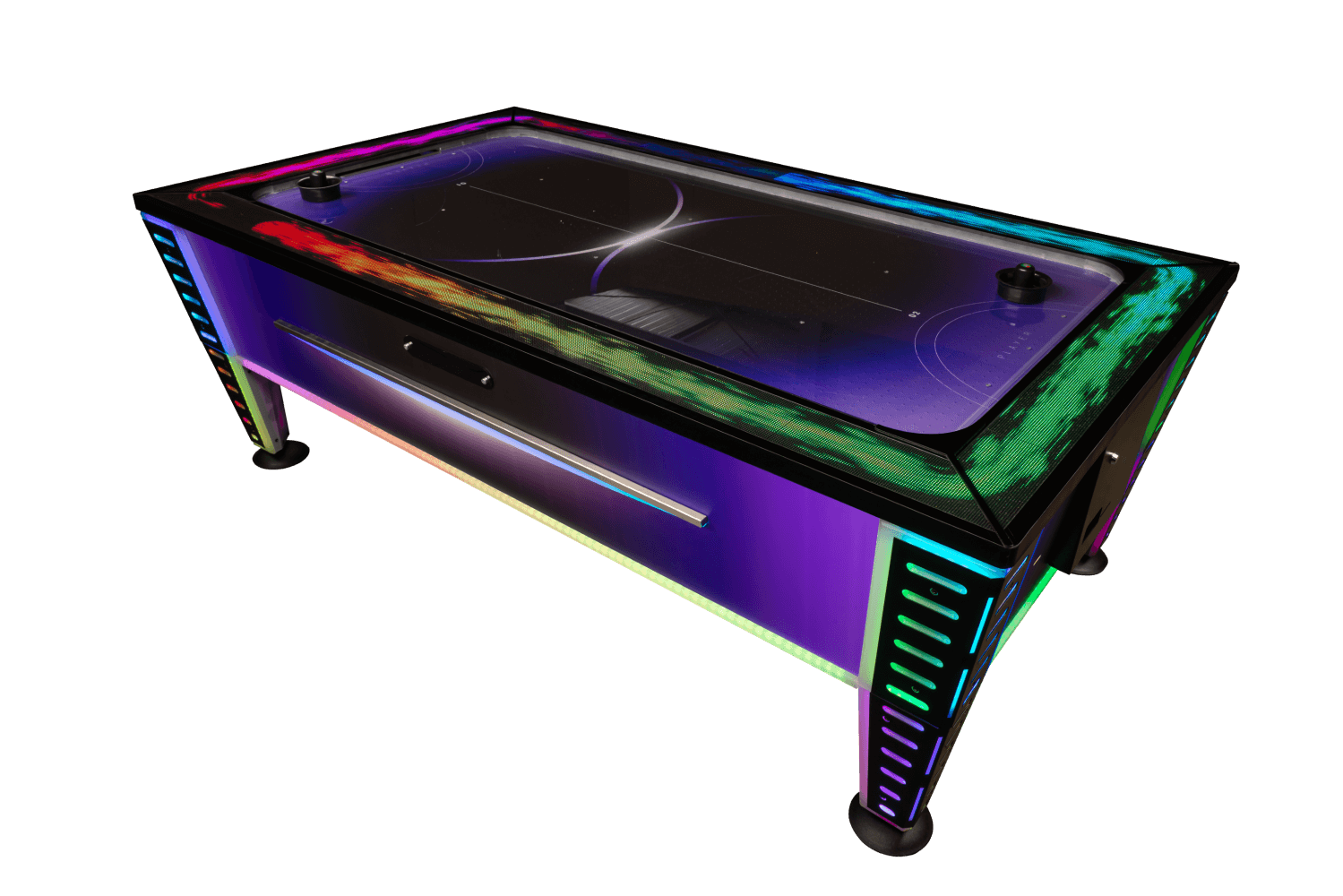 Joc electronic cu fise Air Hockey Matrix 240x130x85cm PLZ-B0071