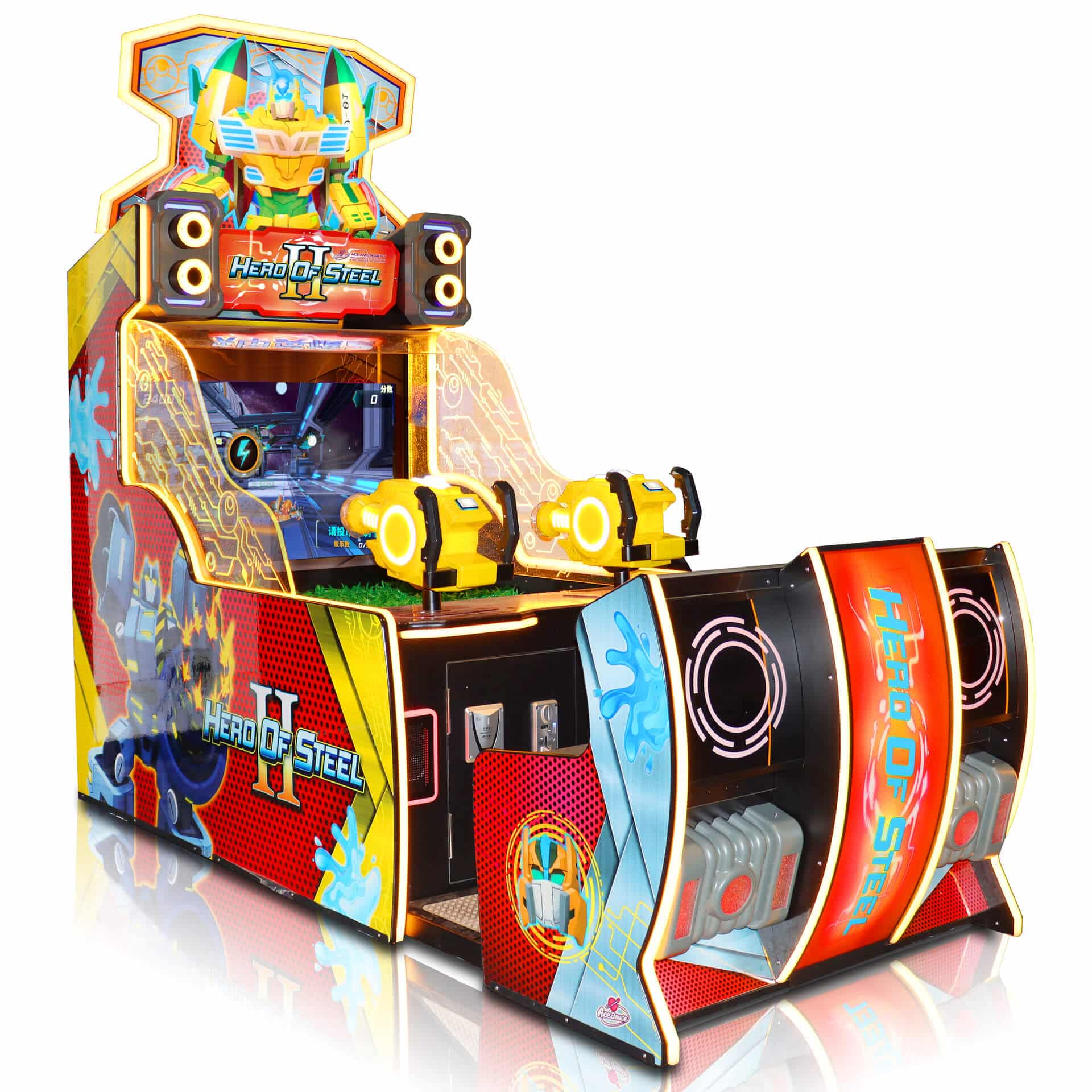 Joc electronic cu fise Hero of Steel II 2 Jucatori 254x107x228cm PLZ-B0076