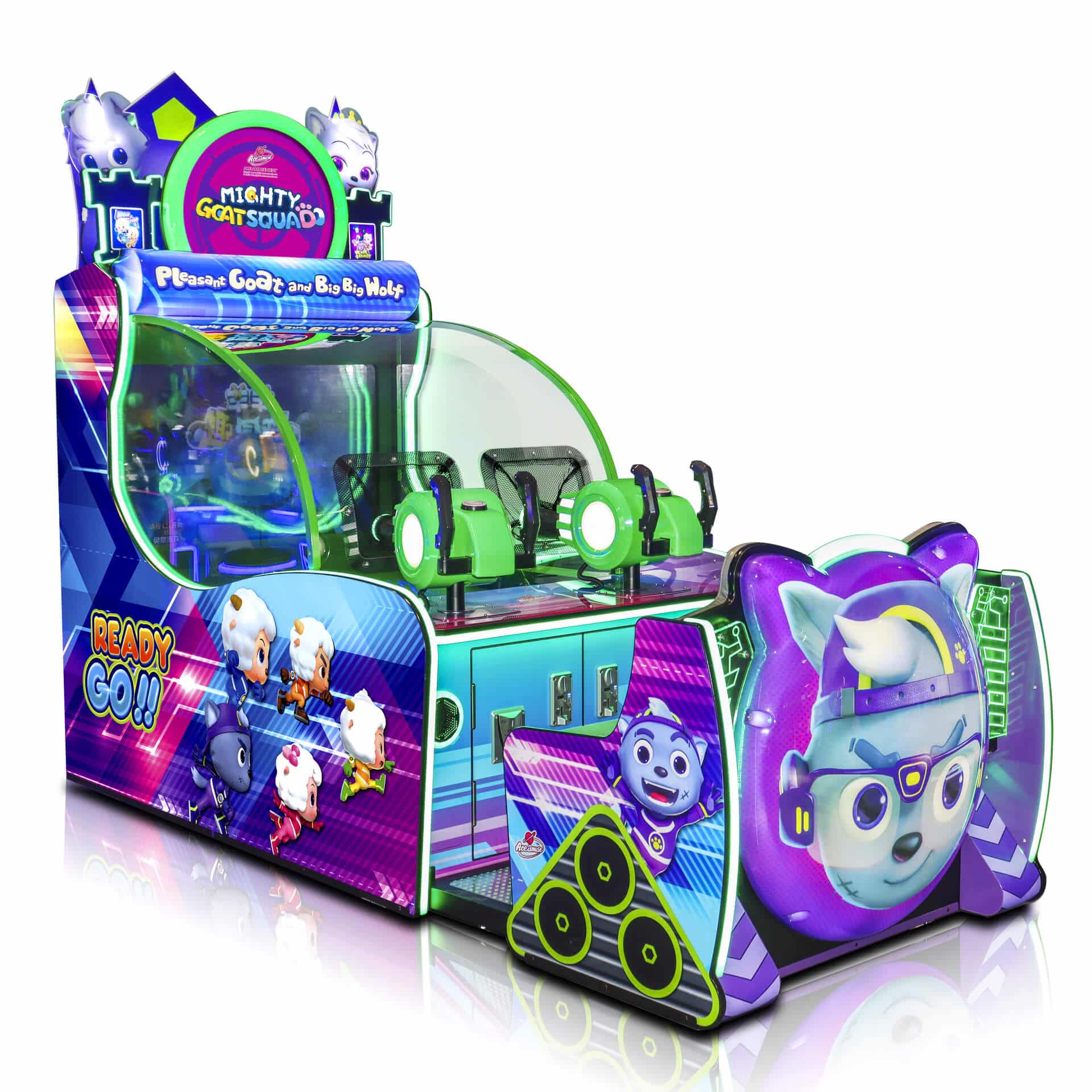 Joc electronic cu fise Mighty Goat Squad Balls 2 Jucatori 107x256x228cm PLZ-B0080