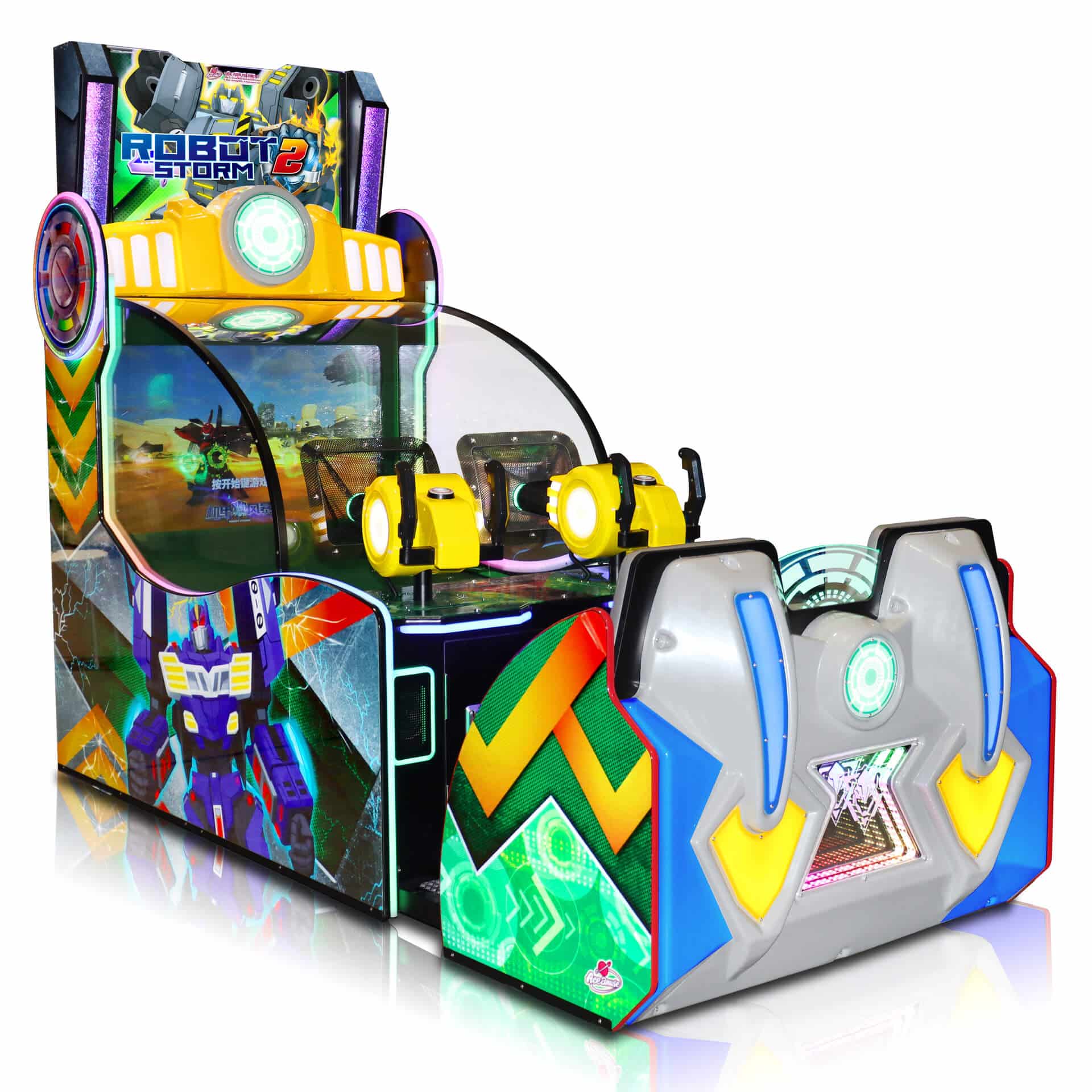 Joc electronic cu fise Robot Storm II 2 Jucatori 262x110x208cm PLZ-B0075
