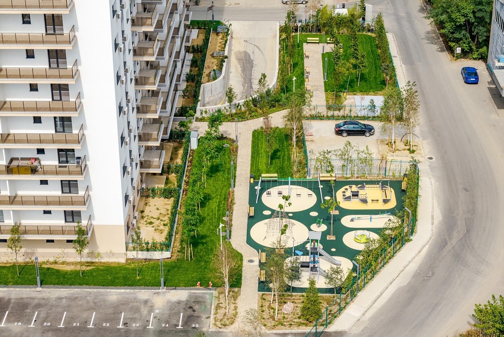 Spatiu de joaca amenajat de Playzone Concept in la Hils Residence Republica