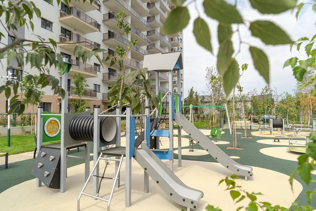 Spatiu de joaca amenajat de Playzone Concept in la Hils Residence Republica