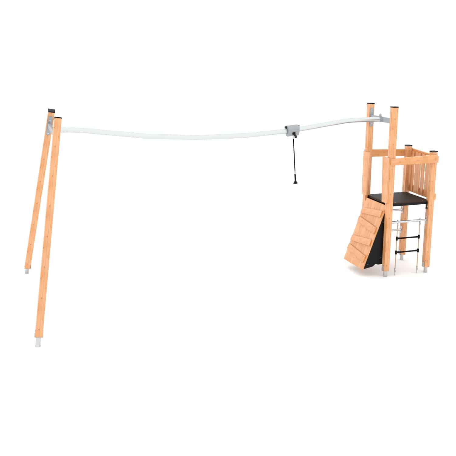 Echipament modular Platforma cu tiroliana si cataratori NATURO PZP-NT3681
