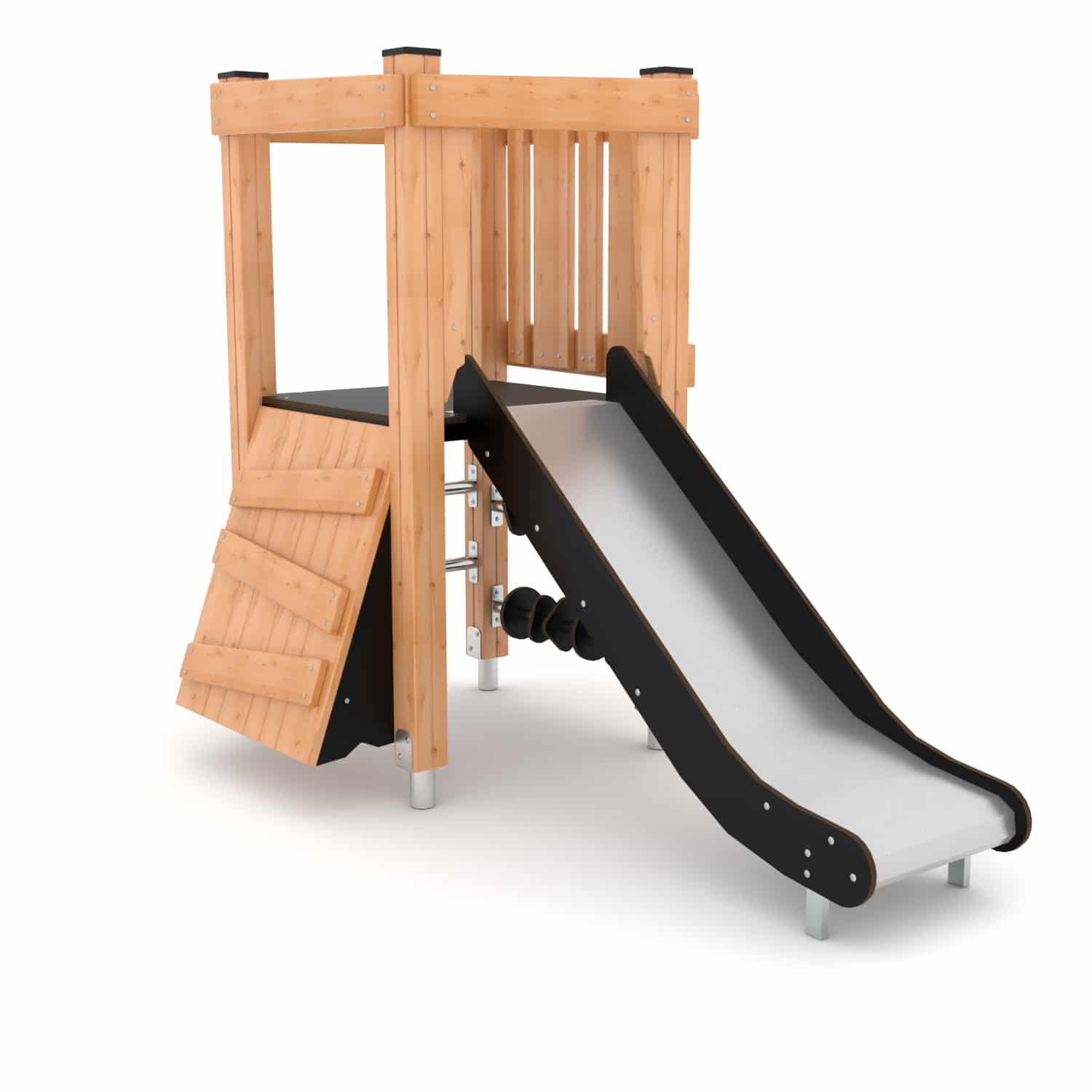 Echipament modular Platforma cu tobogan si cataratori NATURO PZP-NT3612