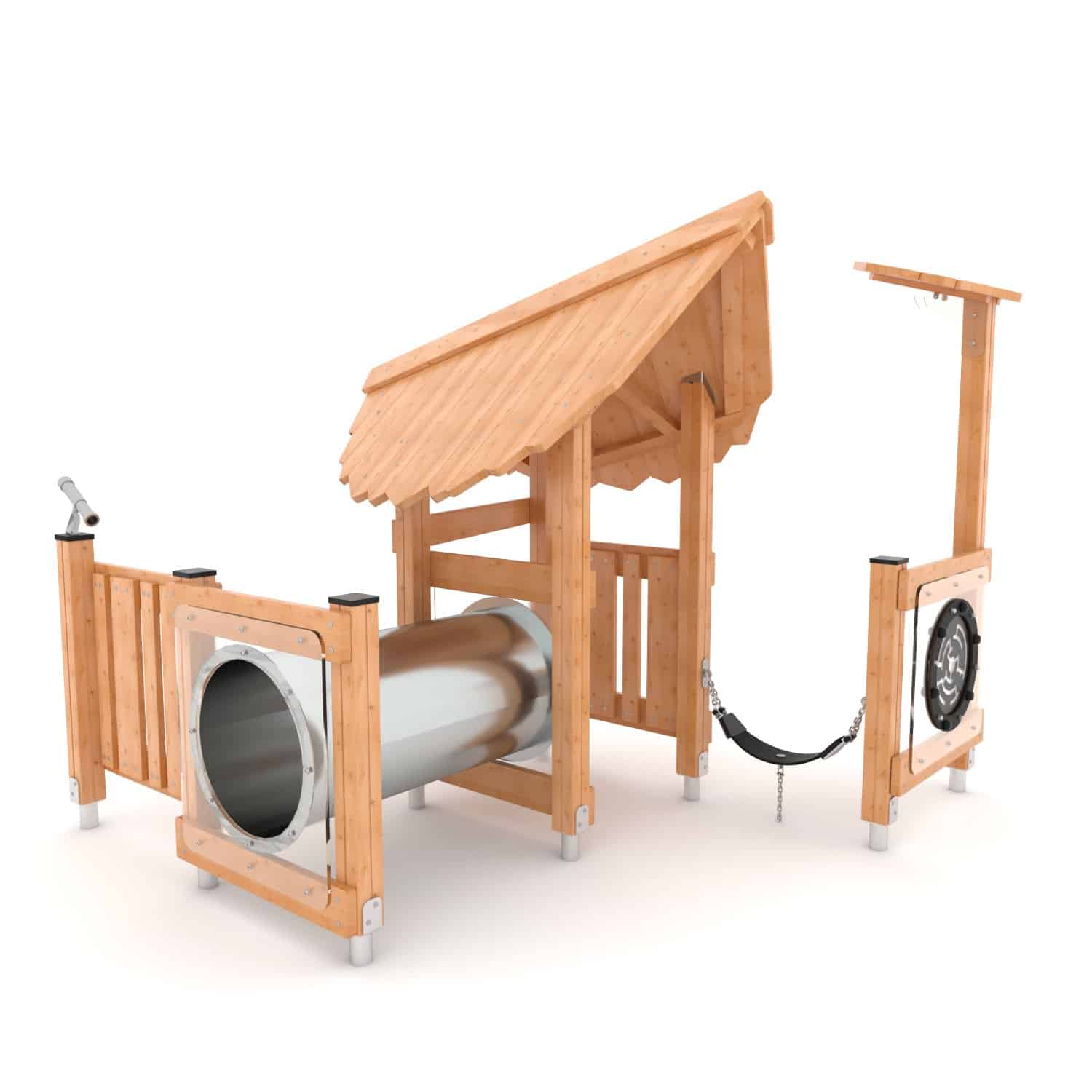 Echipament modular Tunel cu hamac si panou educational NATURO PZP-NT3601